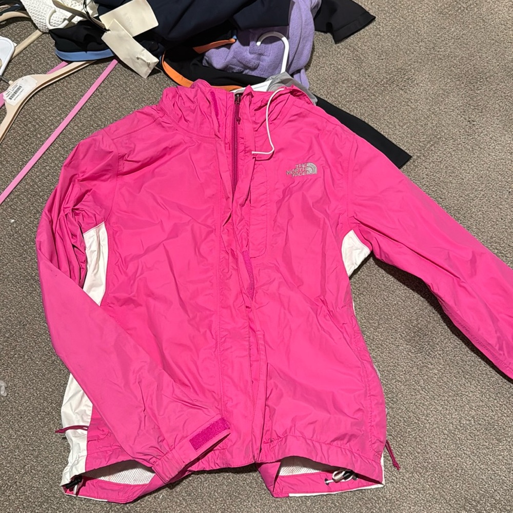 North face rain coat